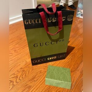 Gucci Olive and Black Tote Bag